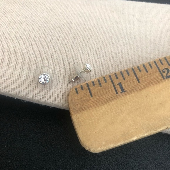 Vintage Mini Stud Pierced Earrings - Picture 2 of 2